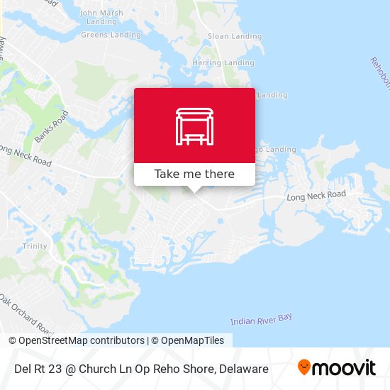 Del Rt 23 @ Church Ln Op Reho Shore map
