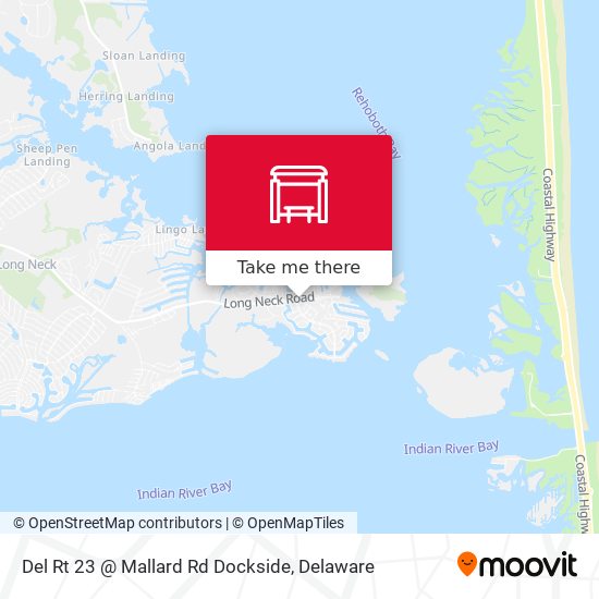 Del Rt 23 @ Mallard Rd Dockside map