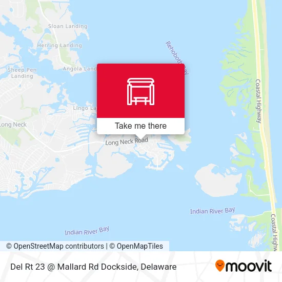 Mapa de Del Rt 23 @ Mallard Rd Dockside