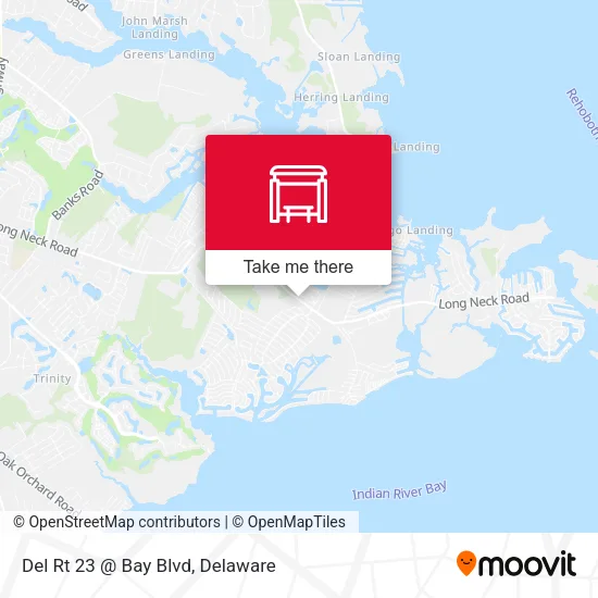 Del Rt 23 @ Bay Blvd map