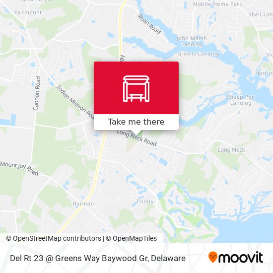 Mapa de Del Rt 23 @ Greens Way Baywood Gr