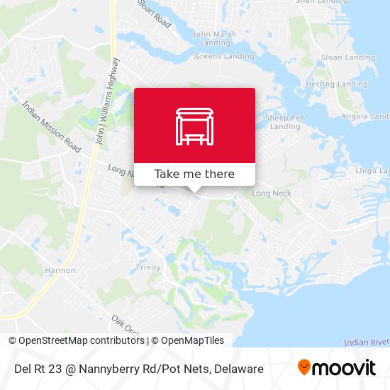 Del Rt 23 @ Nannyberry Rd / Pot Nets map
