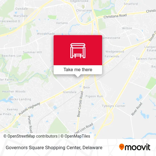 Governors Square Shopping Center map
