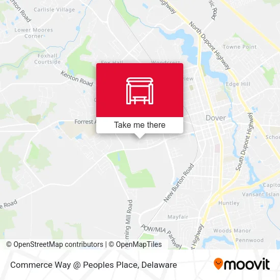 Mapa de Commerce Way @ Peoples Place