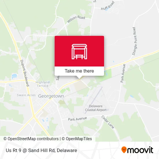 Mapa de Us Rt 9 @ Sand Hill Rd