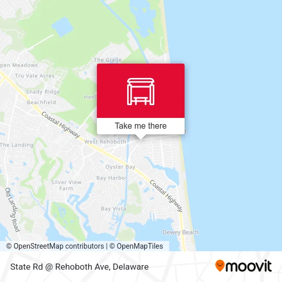 Mapa de State Rd @ Rehoboth Ave