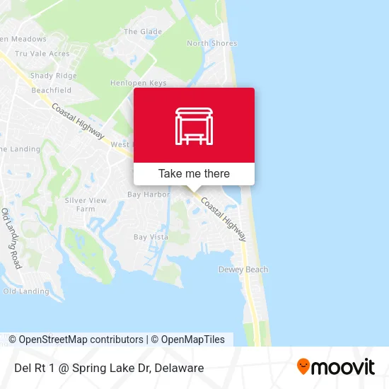 Mapa de Del Rt 1 @ Spring Lake Dr