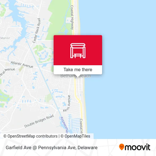 Mapa de Garfield Ave @ Pennsylvania Ave