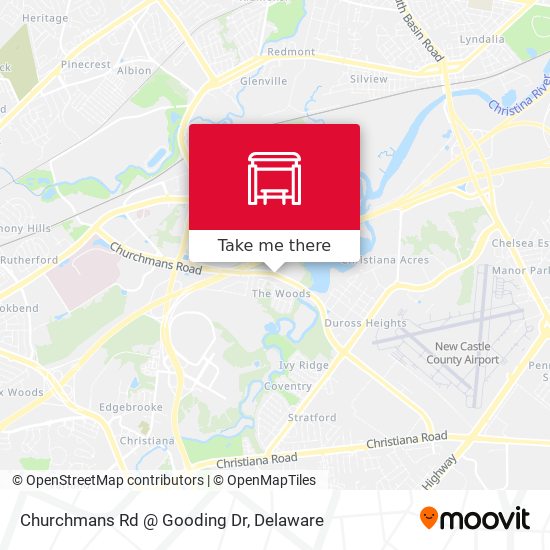 Mapa de Churchmans Rd @ Gooding Dr