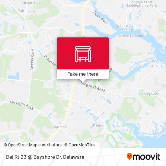 Del Rt 23 @ Bayshore Dr map
