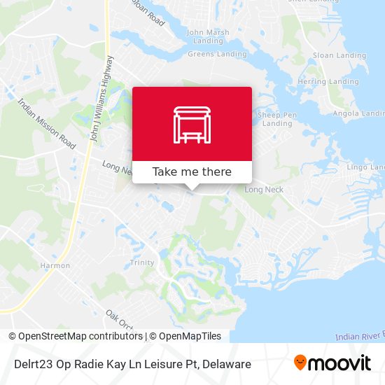 Mapa de Delrt23 Op Radie Kay Ln Leisure Pt
