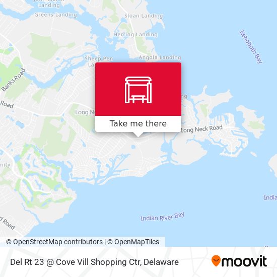 Del Rt 23 @ Cove Vill Shopping Ctr map