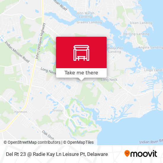 Mapa de Del Rt 23 @ Radie Kay Ln Leisure Pt