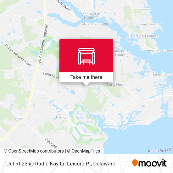 Del Rt 23 @ Radie Kay Ln Leisure Pt map
