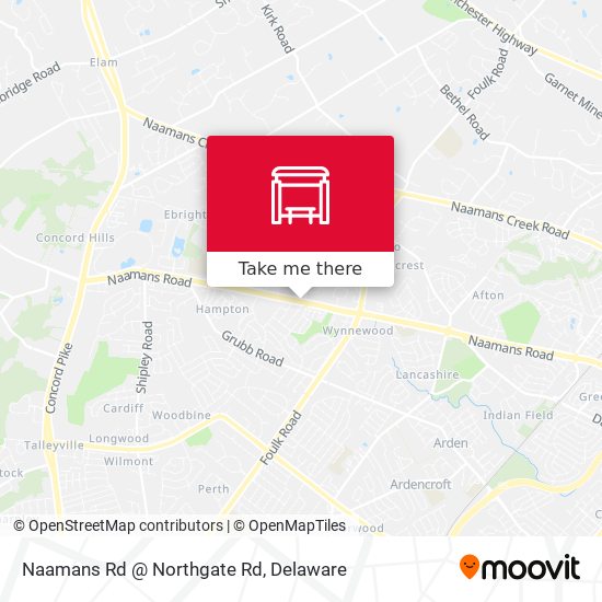 Mapa de Naamans Rd @ Northgate Rd