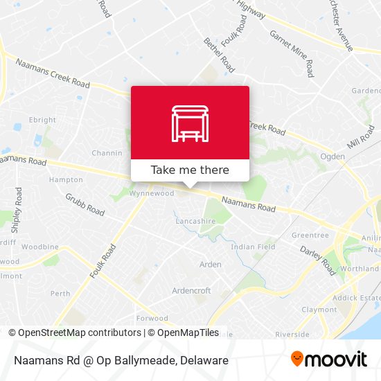 Naamans Rd @ Op Ballymeade map