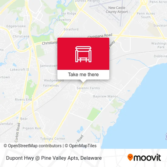Mapa de Dupont Hwy @ Pine Valley Apts