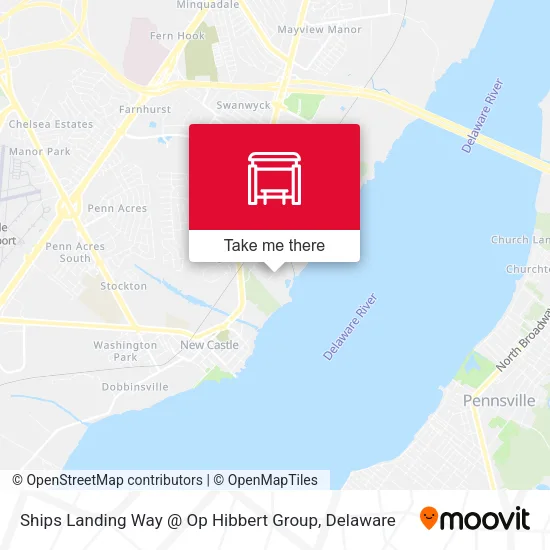 Mapa de Ships Landing Way @ Op Hibbert Group