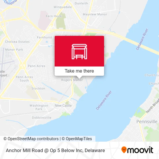 Mapa de Anchor Mill Road @ Op 5 Below Inc