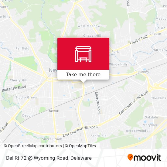 Mapa de Del Rt 72 @ Wyoming Road