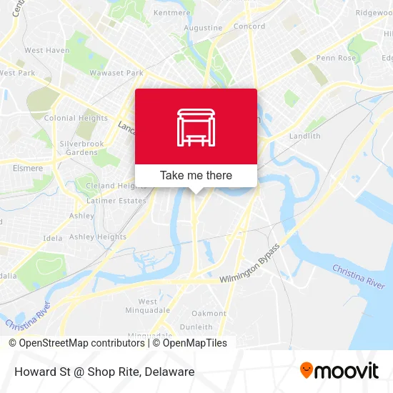 Mapa de Howard St @ Shop Rite