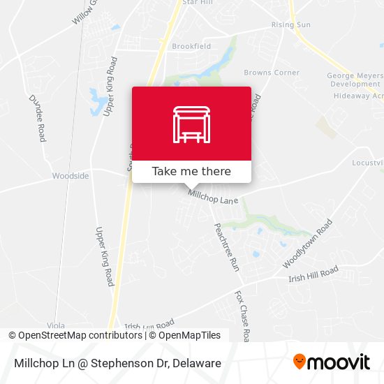 Millchop Ln @ Stephenson Dr map