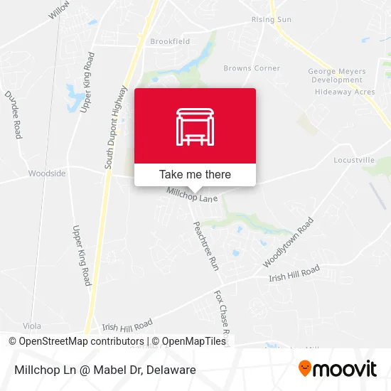 Mapa de Millchop Ln @ Mabel Dr