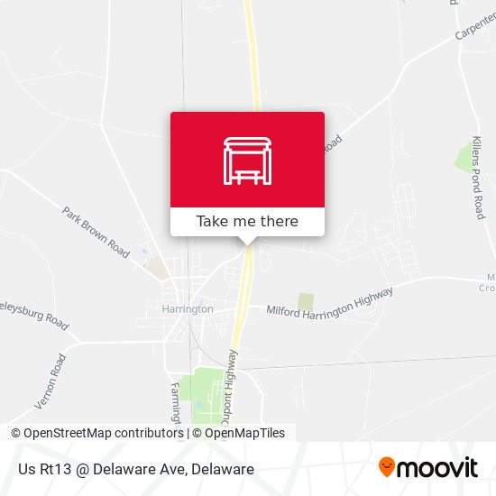 Us Rt13 @ Delaware Ave map