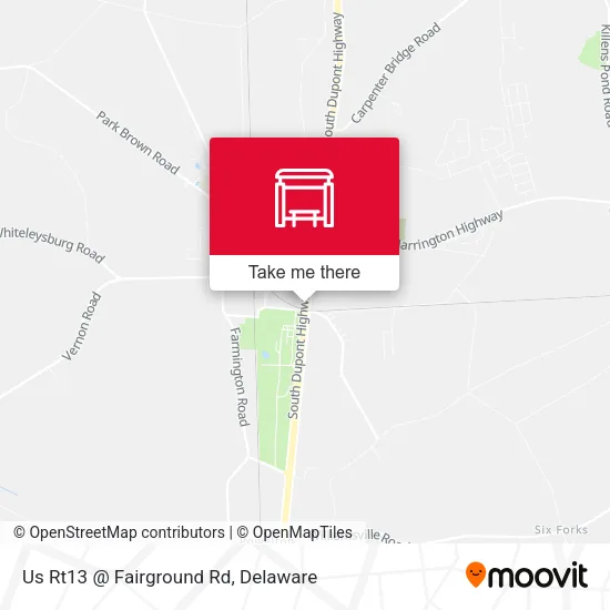 Us Rt13 @ Fairground Rd map