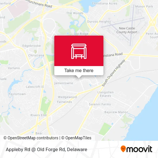 Mapa de Appleby Rd @ Old Forge Rd