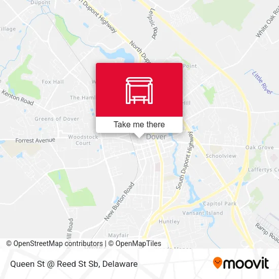 Mapa de Queen St @ Reed St Sb