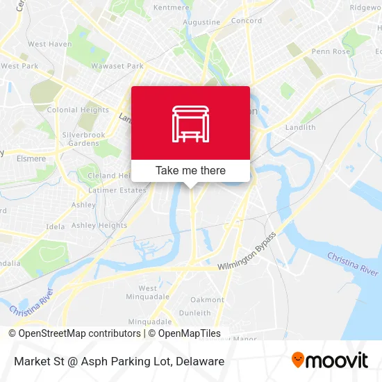 Mapa de Market St @ Asph Parking Lot