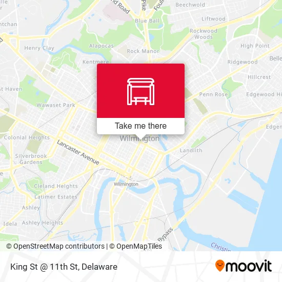 Mapa de King St @ 11th St