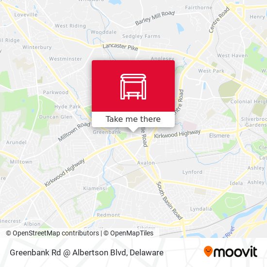 Greenbank Rd @ Albertson Blvd map