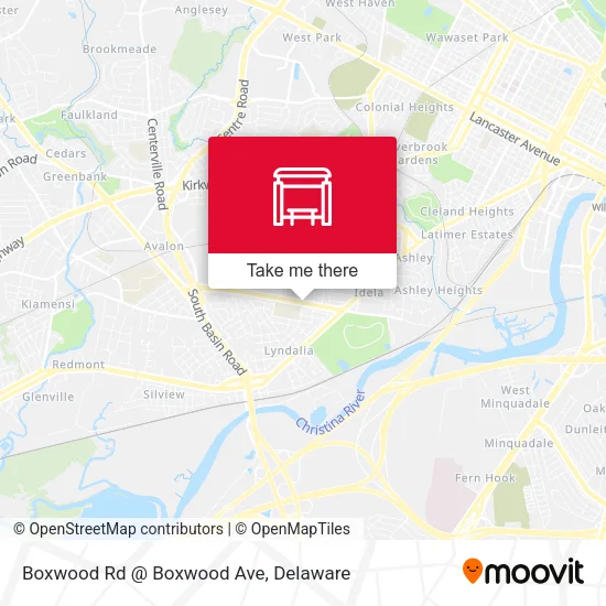 Mapa de Boxwood Rd @ Boxwood Ave