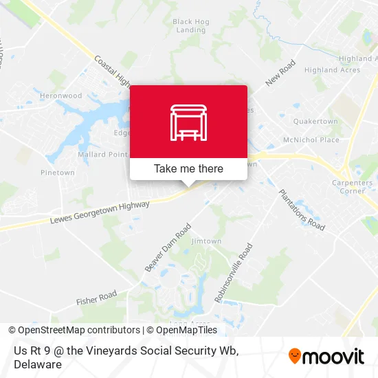 Mapa de Us Rt 9 @ the Vineyards Social Security Wb