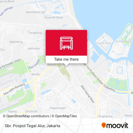 Sbr. Pospol Tegal Alur map