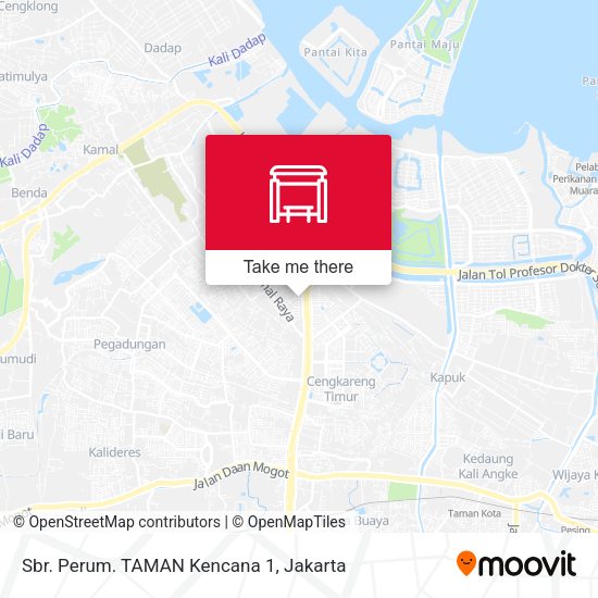 Sbr. Perum. TAMAN Kencana 1 map