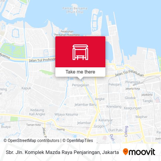 Sbr. Jln. Komplek Mazda Raya Penjaringan map
