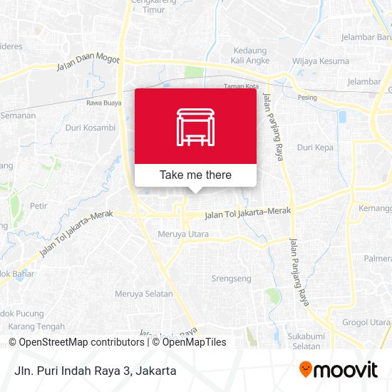 Jln. Puri Indah Raya 3 map