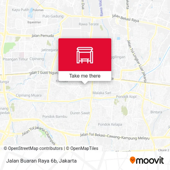 Jalan Buaran Raya 6b map