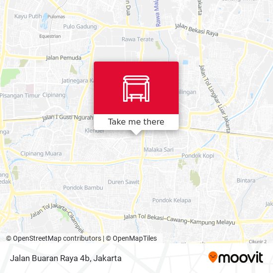 Jalan Buaran Raya 4b map