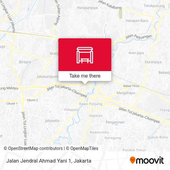 Jalan Jendral Ahmad Yani 1 map