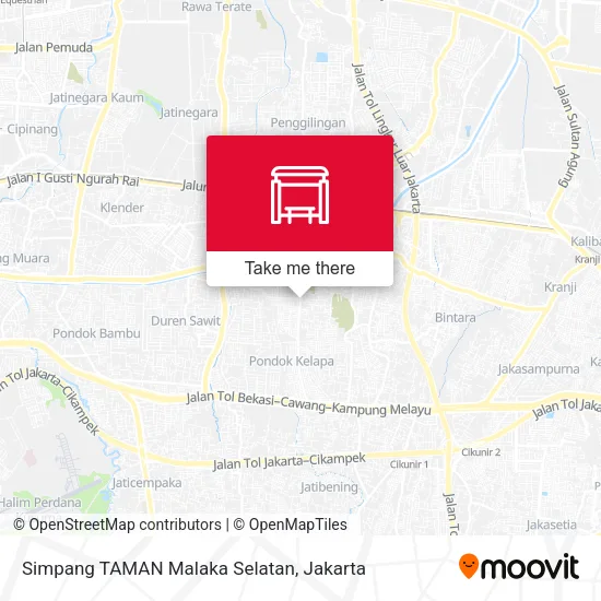 Simpang TAMAN Malaka Selatan map