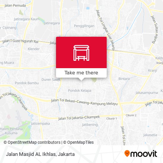 Jalan Masjid AL Ikhlas map