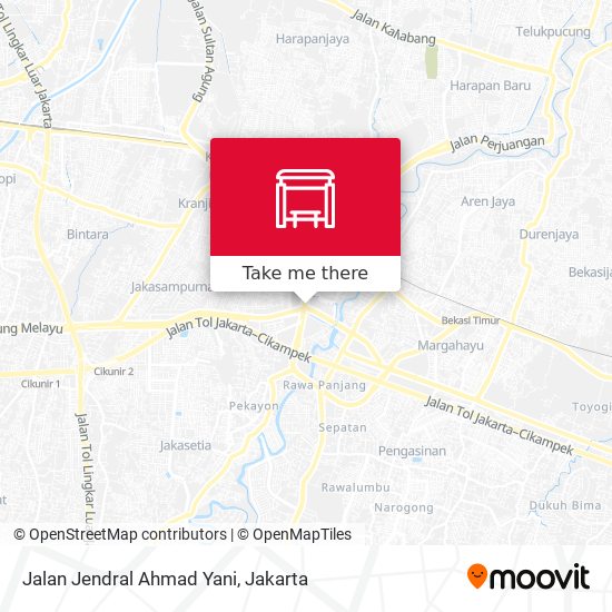 Jalan Jendral Ahmad Yani map