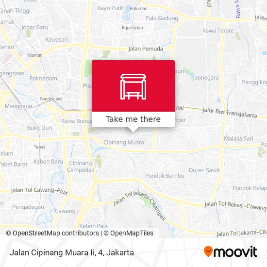 Jalan Cipinang Muara Ii, 4 map