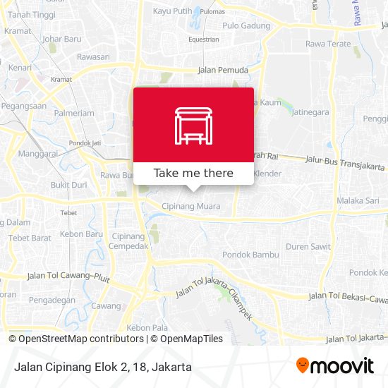 Jalan Cipinang Elok 2, 18 map