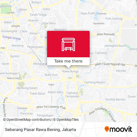 Seberang Pasar Rawa Bening map
