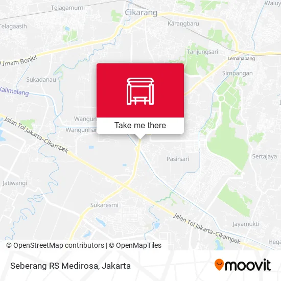 Seberang RS Medirosa map